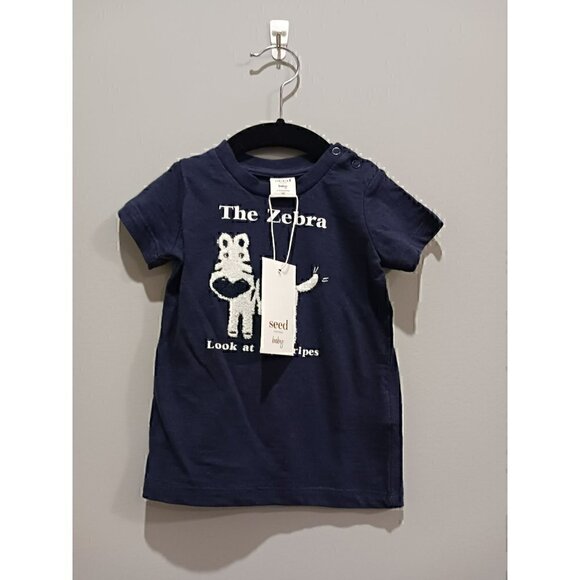 NWT Baby Boys Zebra T-shirt, Size 3-6 Months - Picture 2 of 5